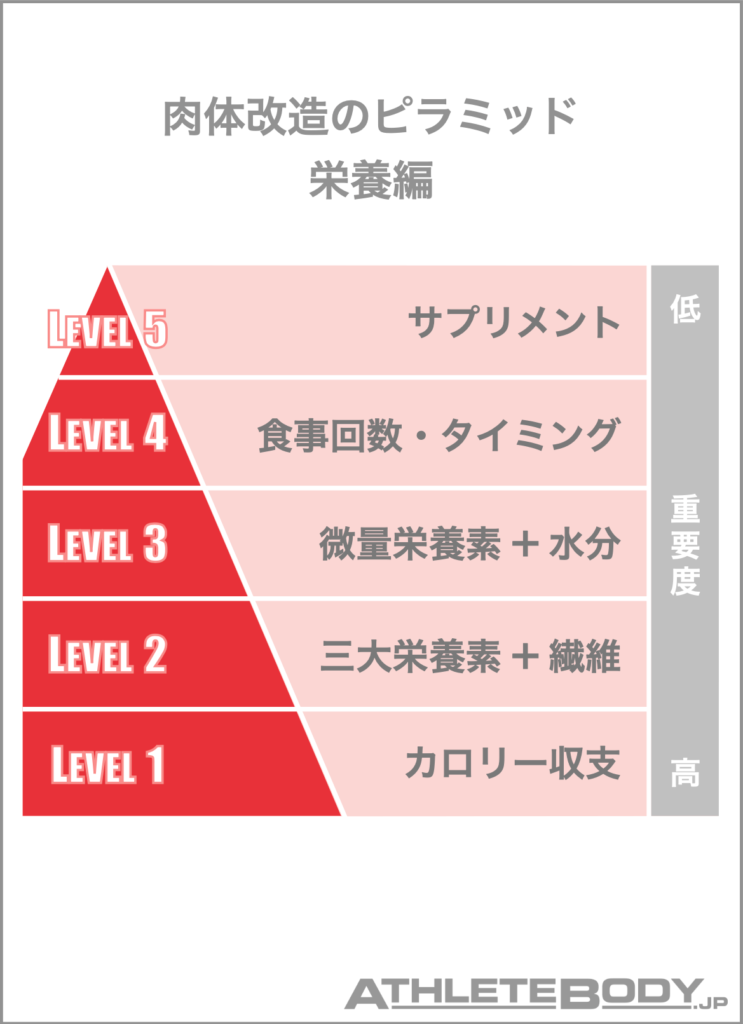 肉体改造のピラミッド　栄養編＆トレーニング編